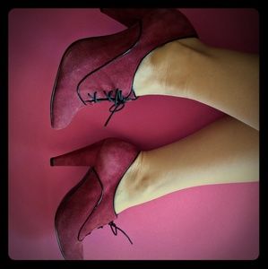 VINTAGE SWEDE BOOTIES ❤️ Maroon Love